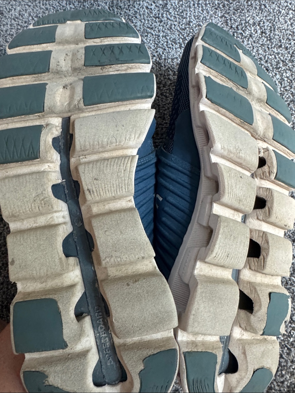 On Running Men's Blue Athletic Running Shoes - Picture 6 of 6